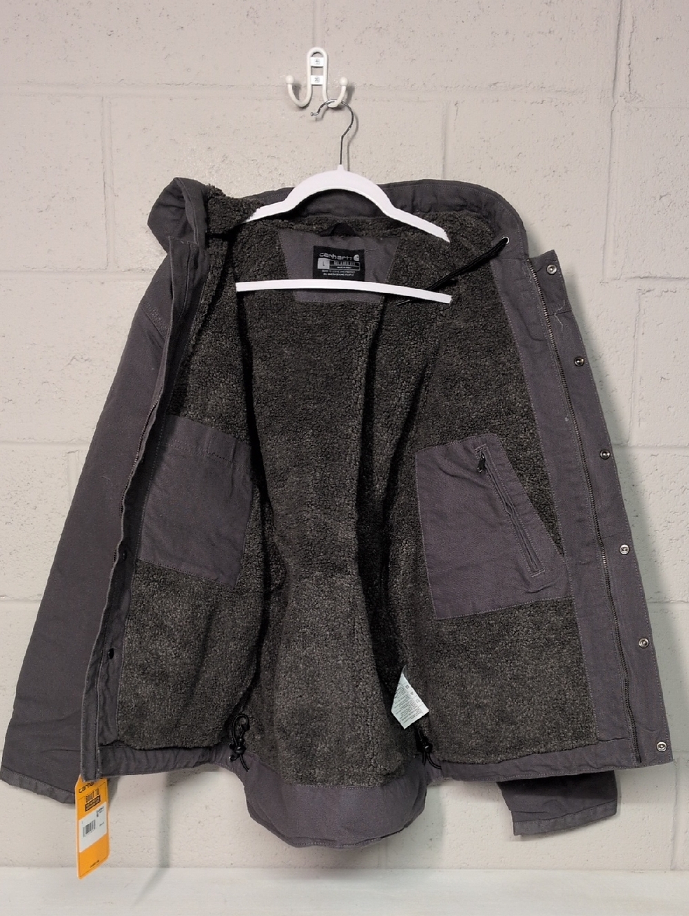 NWT Carhartt Bartlett Duck Jacket Men’s Large | Relaxed Workwear Utility Coat - Picture 10 of 16